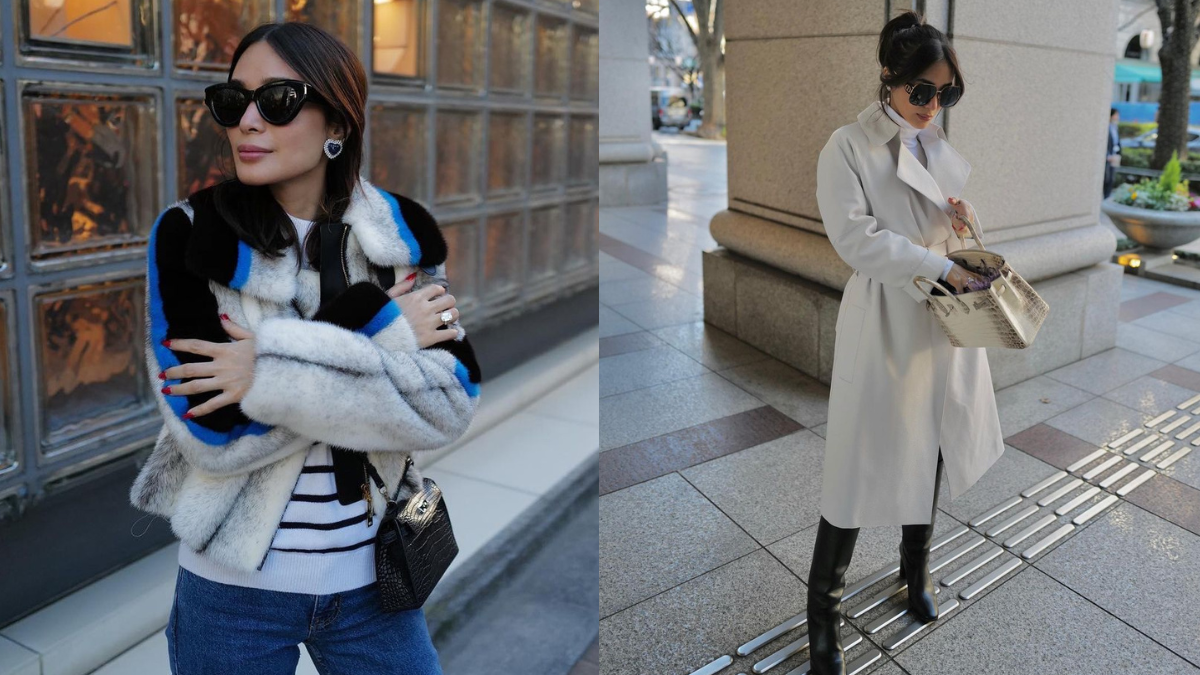 Heart Evangelista goes out and about with an oversized YSL bag