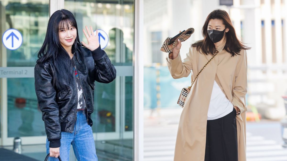 Photos: Stylish Korean Celebrities' Airport Outfits For Fashion Week