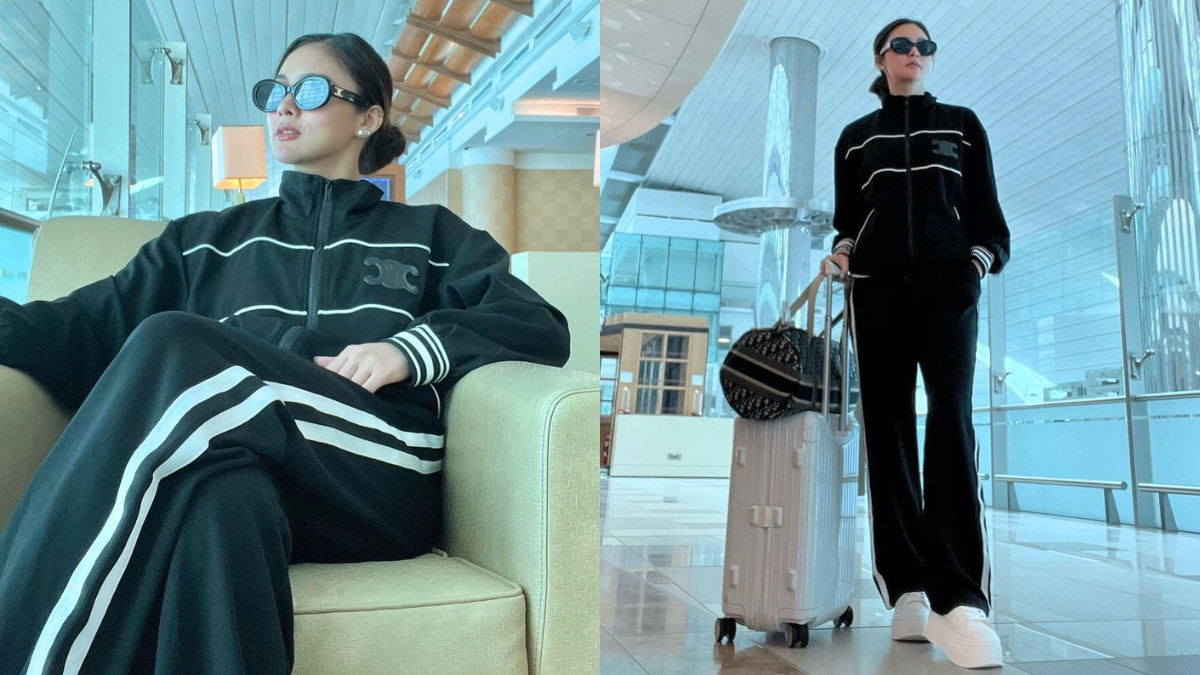 Kim Chiu Inspired #ootd #kimchiu Tracksuit:  Top:   Shoes:  Luggage:…