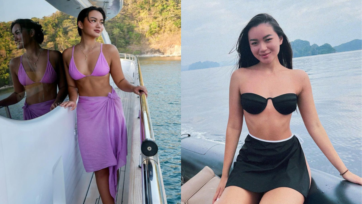 Nikki Huang's Fun Swimsuit OOTDs Are a Masterclass in Traveling in Style