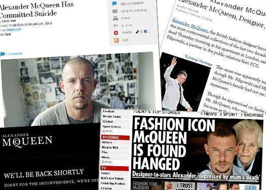 Alexander McQueen, Death By Suicide