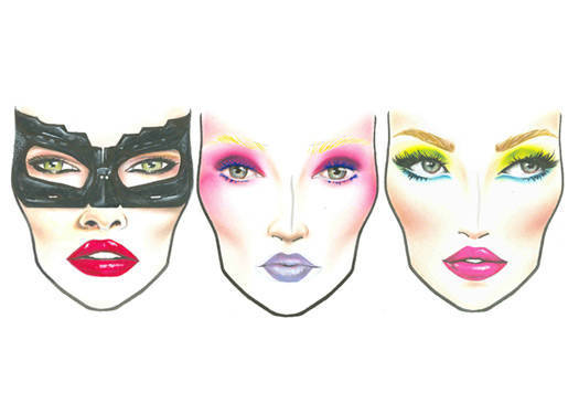 Exclusive: Halloween Face Charts 2012