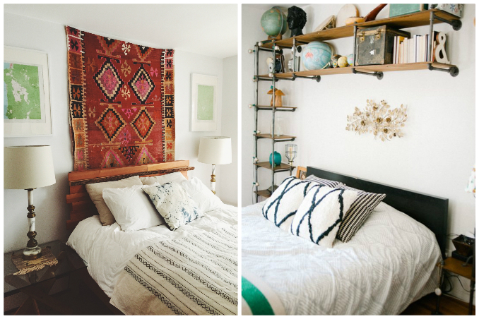 5 Creative Ways To Style The Wall Behind Your Bed
