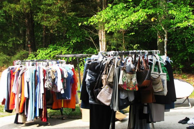 clothes garage shoes sale