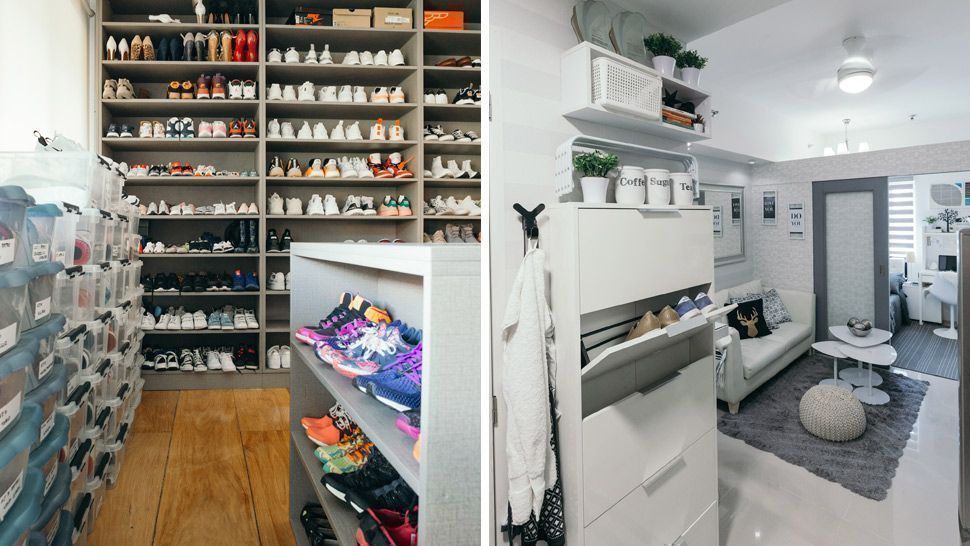 How to organize shoes in a small space, according to pros