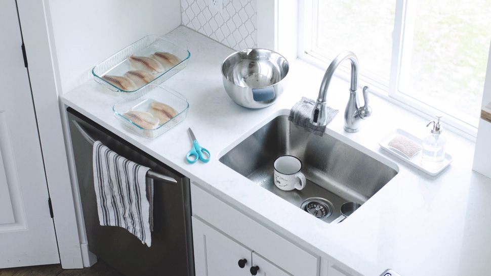 eliminate grease plug kitchen sink