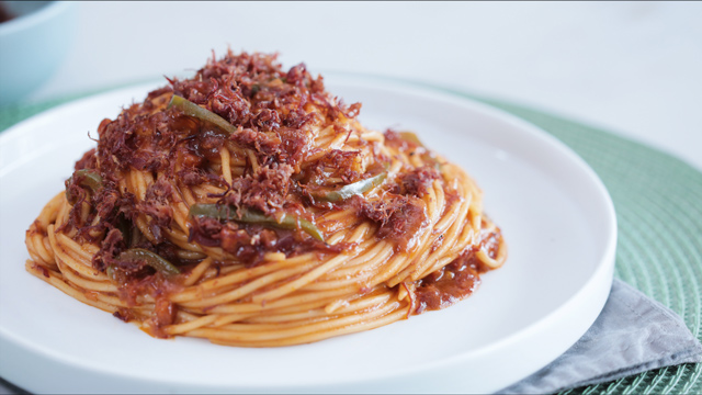 How To Cook Spaghetti Using Corned Beef - Beef Poster