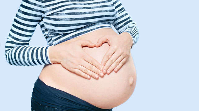 baby girl belly shape in pregnancy