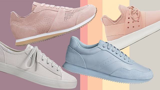 sneakers pastel color