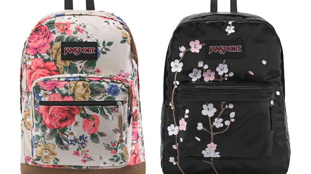 Jansport backpack shop cherry blossom