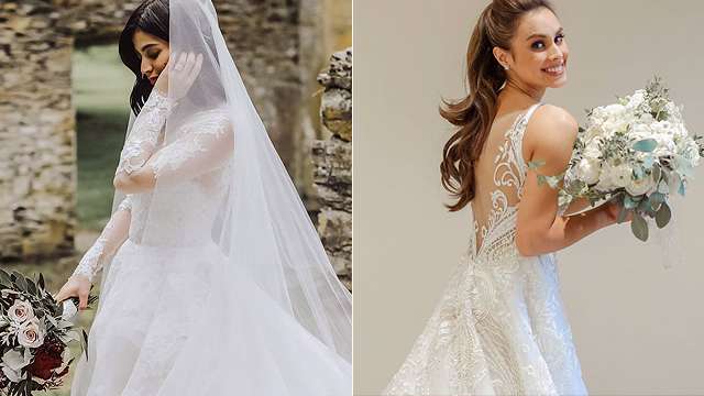 celebrity wedding dresses