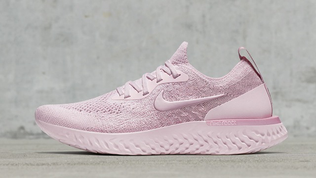 Nike Epic React Flyknit in Pink Matcha