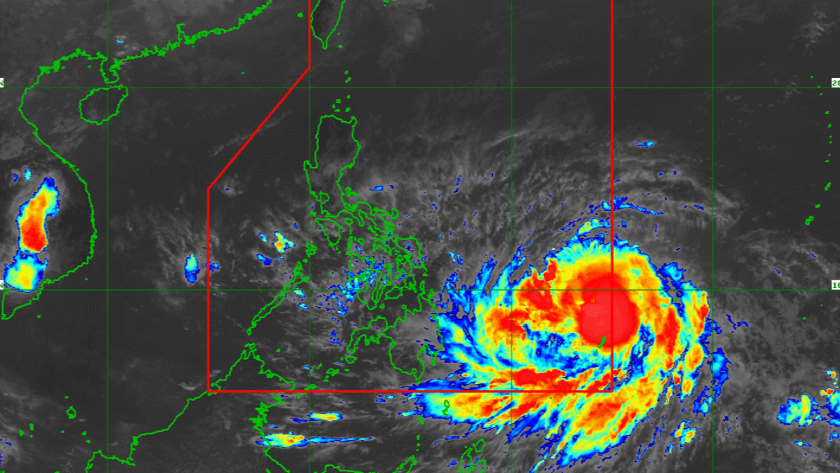 Bising Intensifies Into A Typhoon Says Pagasa