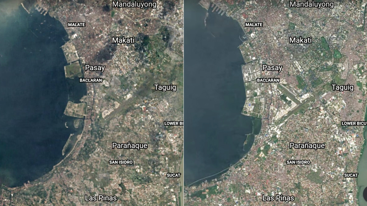 Taguig Map Via Satellite You Can Official Google Earth Manila To Show Timelapse