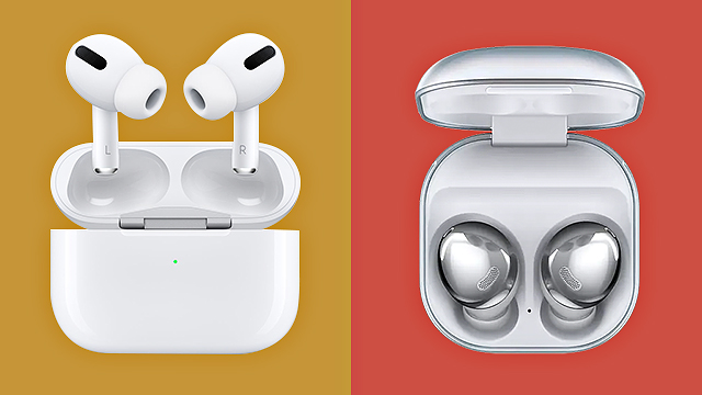 smal Panorama meesterwerk Apple vs. Samsung: Comparing Cool AirPods Pro, Galaxy Buds Pro