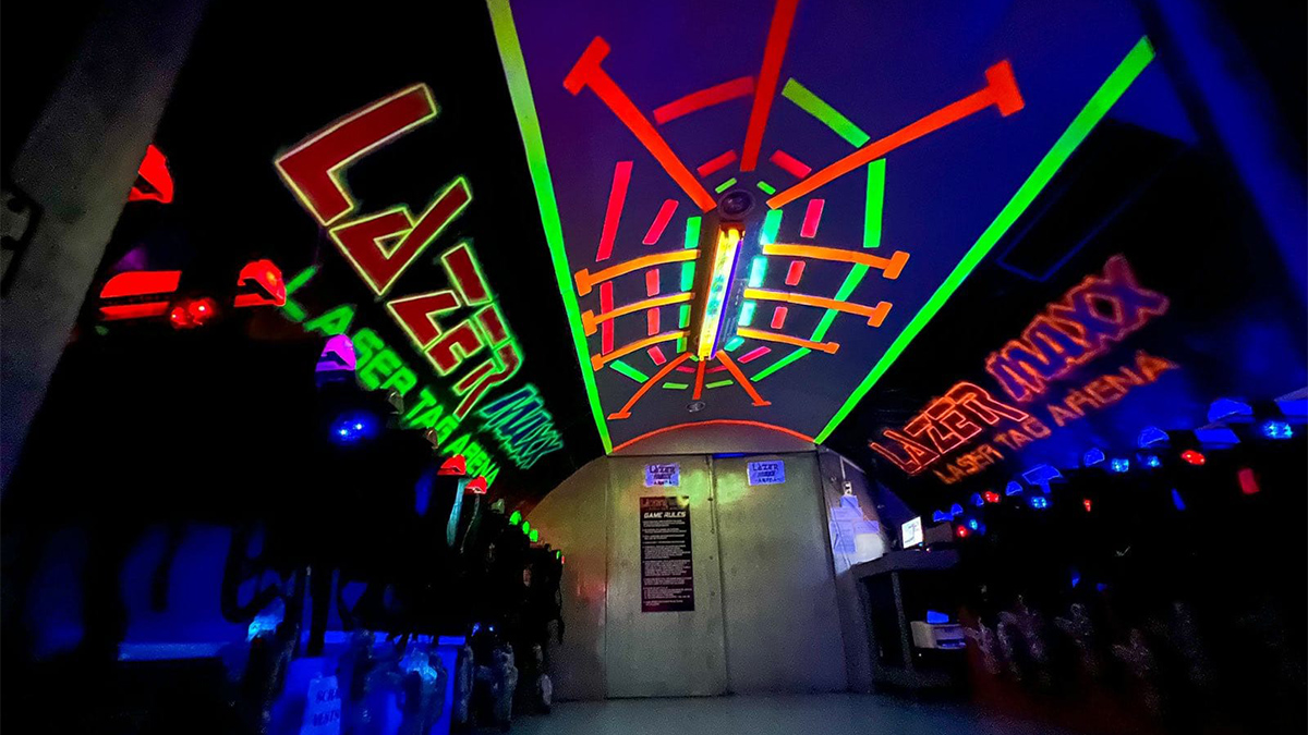 Laser Tag you can with friends or by yourself.