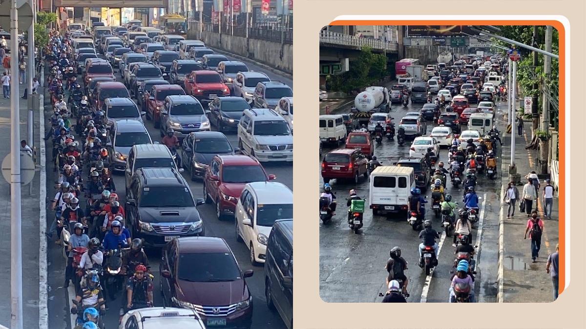 Motorcycles Using EDSA Bike Lane Will Be Apprehended