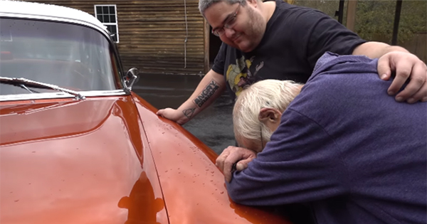 Watch Grandpa Breaks Down After Son Buys Him Dream Car