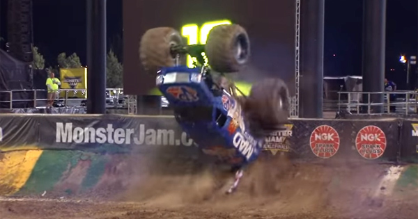 A Monster Truck Doing A Front Flip Is A Thing Of Beauty