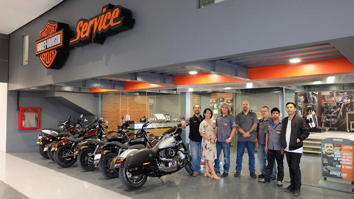 Service Area Of Harley Davidson Of Manila In Greenhills Undergoes Major Facelift