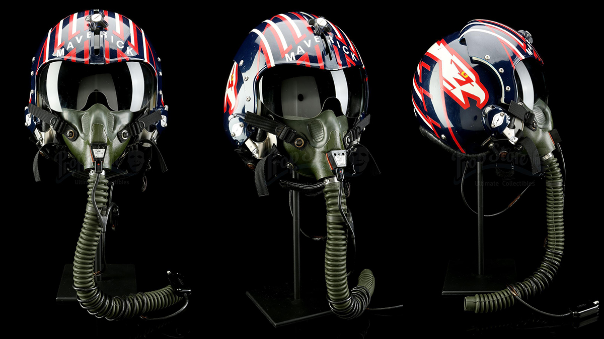 Maverick’s 'Top Gun' fighter pilot helmet is going up for auction...