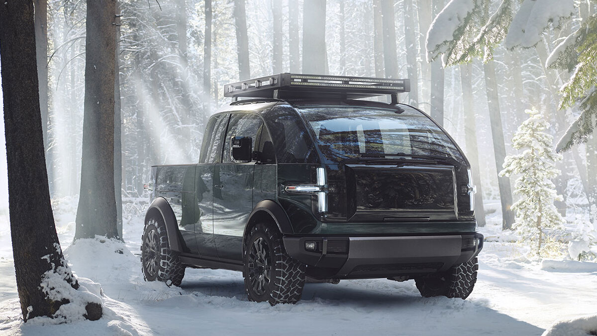 This is Canoo's upcoming electric pickup truck