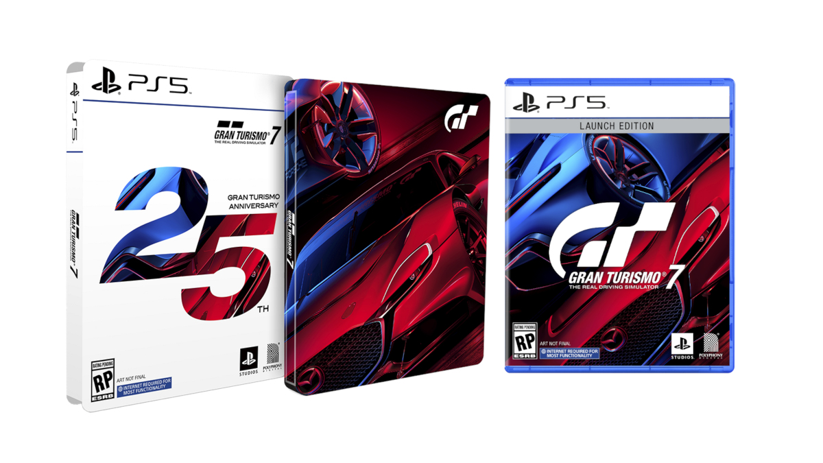 NO GAME STEELBOOK ONLY PS5 GRAN TURISMO 7 25th Anniversary Playstation 5  Case