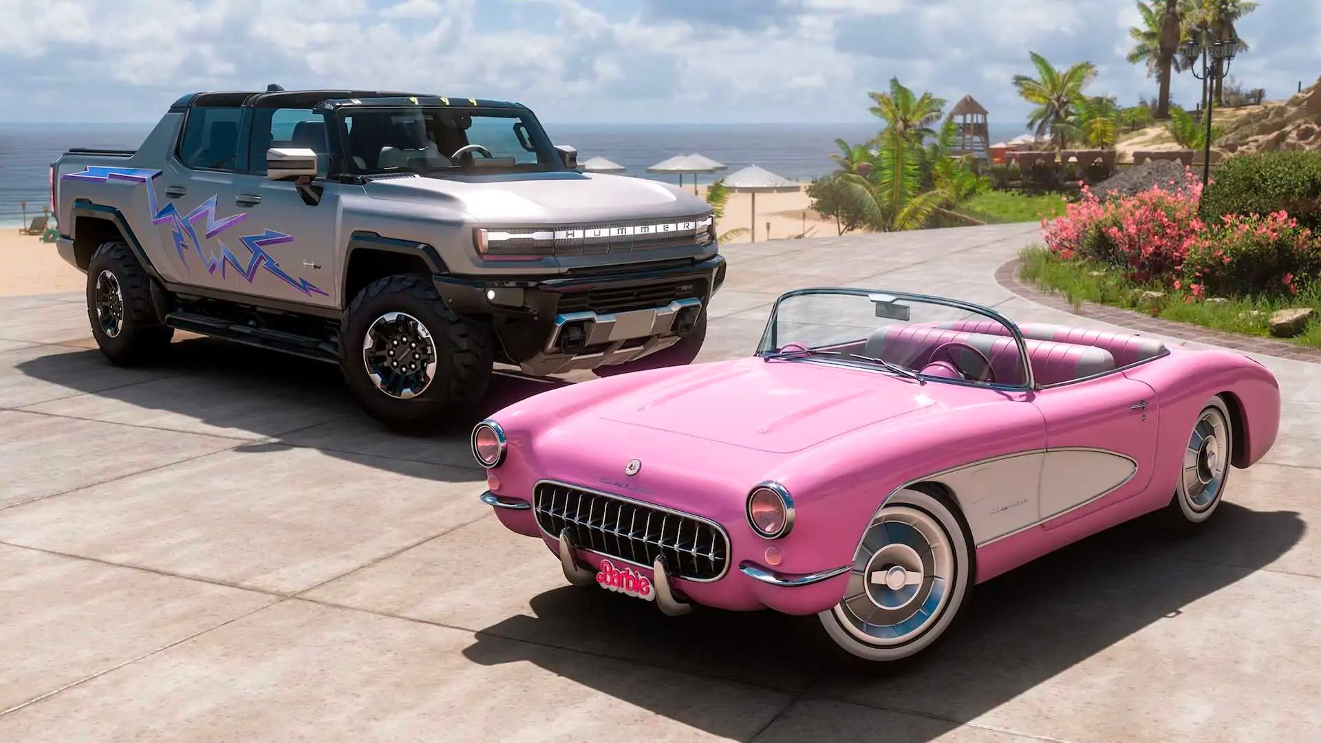 The latest Forza Horizon 5 DLC features cars from the Barbie movie