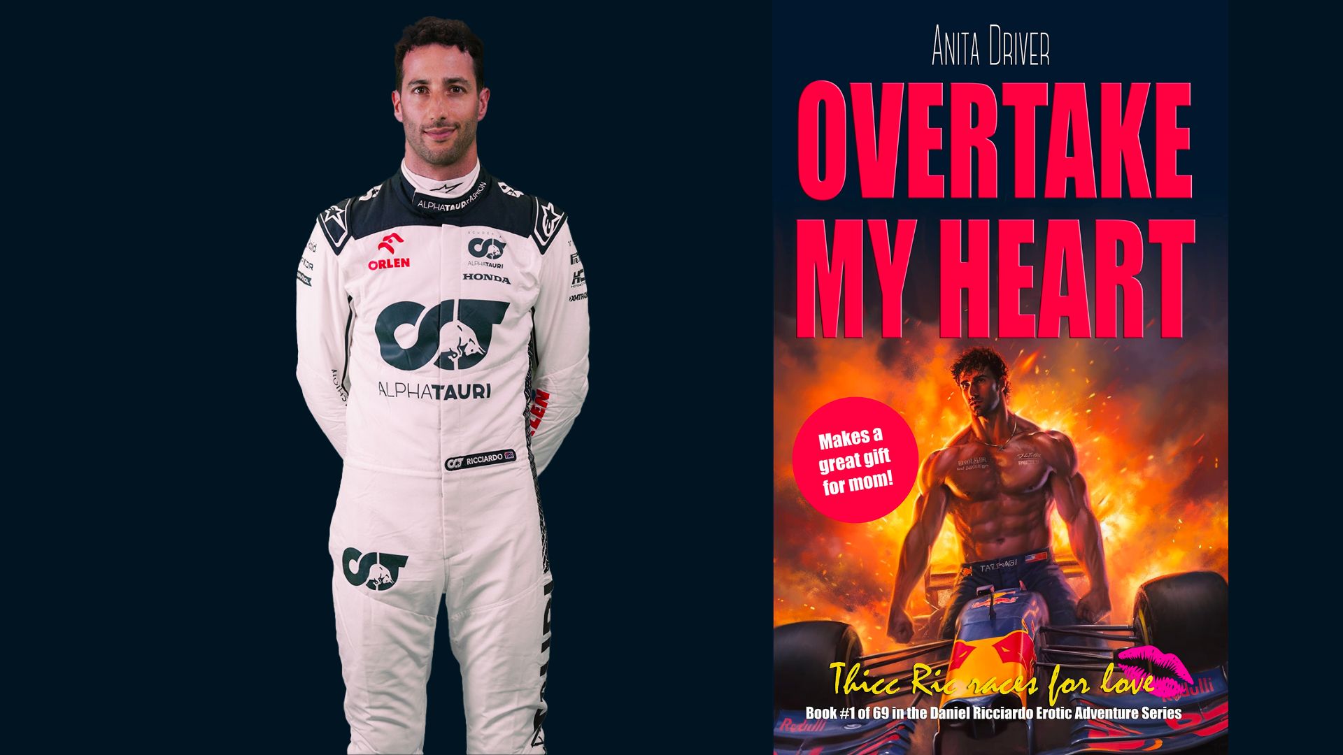 Daniel Ricciardo Themed Erotic Novel Hits Online Stores 