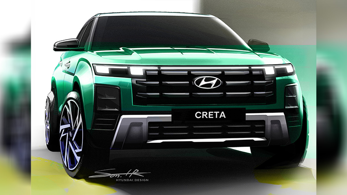 Facelifted Hyundai Creta 2024 previewed in sketches