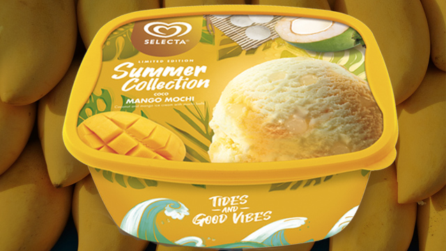 Selecta Has A New Sweet Mango Ice Cream With Chewy Mochi Balls