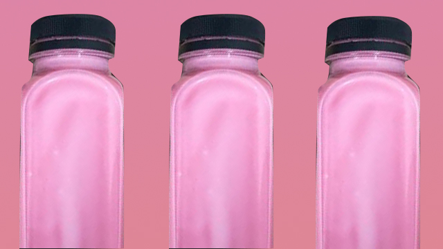Bangkok Tea Station Manila Offers Bottled Pink Milk,Silver Quarter Dollar Value