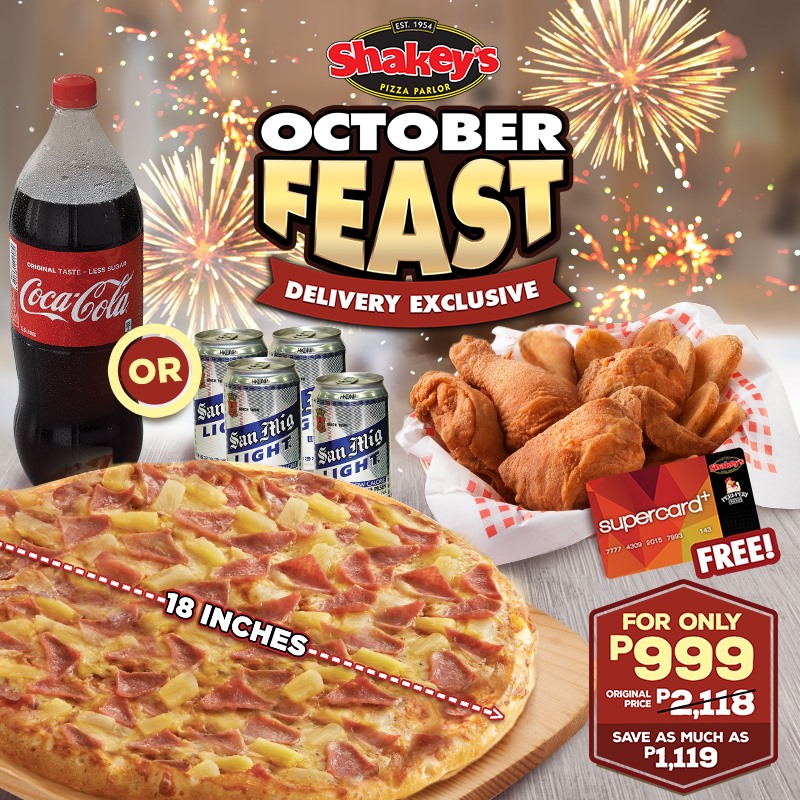 Shakey S Philippine S October Feast Promo