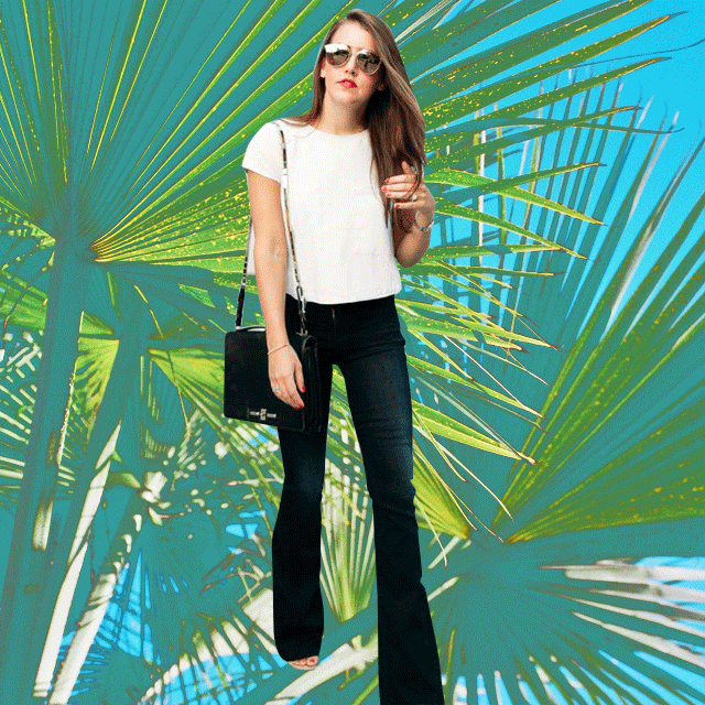 Style Equation: Black Cami And Jeans