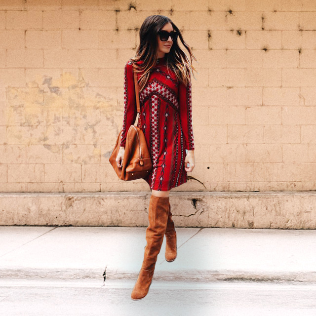 Style Equation: Mini Dress And Boots