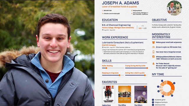 LOL, This Guy Made a Dating Resume and It's Genius!