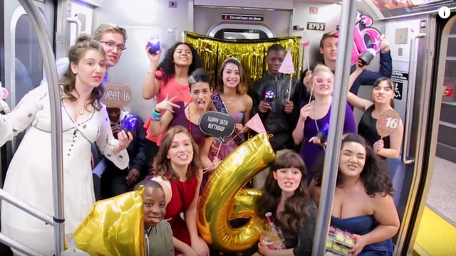 These Girls Threw a Surprise Party for Their Friend Inside a Train