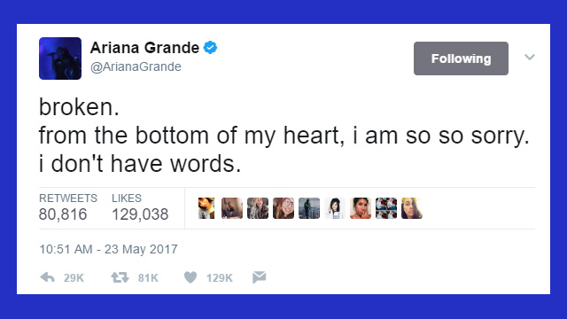 Taylor Swift, Harry Styles, and More React to the Bombing at Ariana Grande's Concert Venue