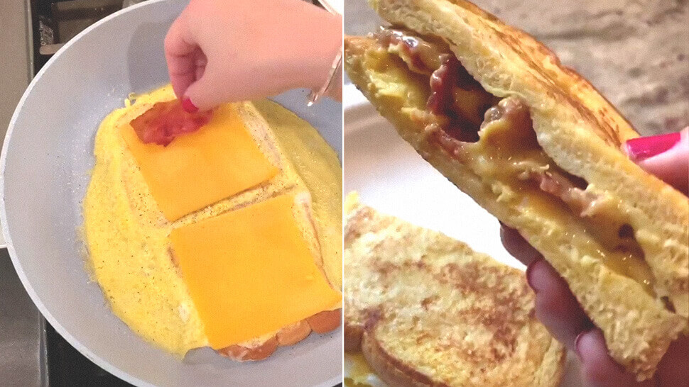 A Step-by-Step To That Viral Tiktok Egg Sandwich Recipe That's Super Easy to Do