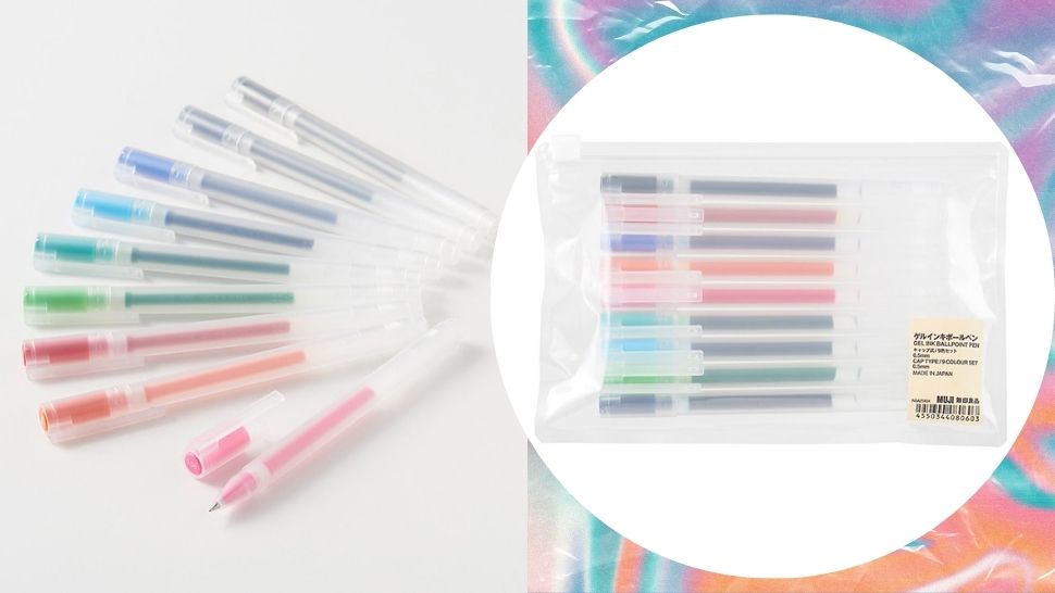 MUJI's Gel Pens Now Come In a Complete Set and It's Less Than P600