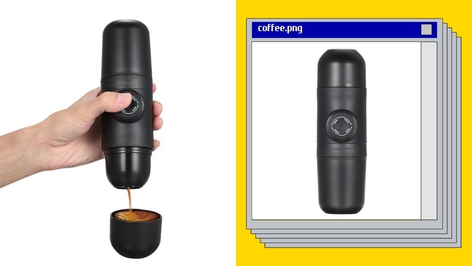 This Portable Espresso Maker Won't Take up Too Much Room in the Kitchen
