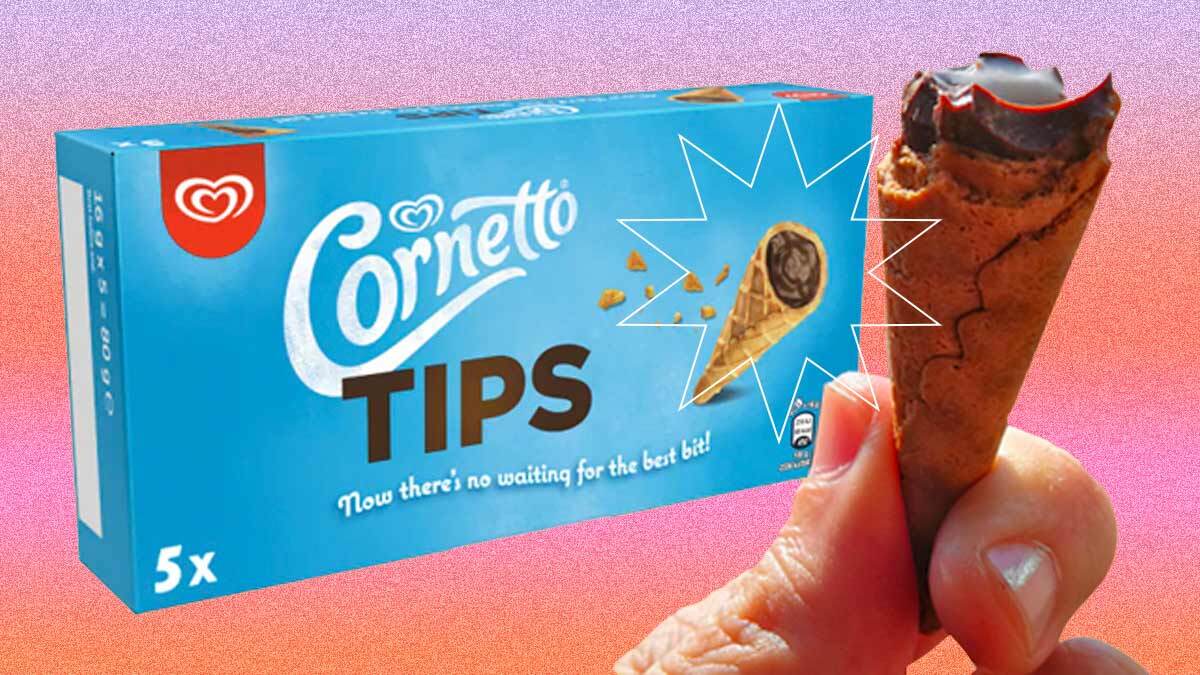 You Can Now Get A Box of Cornetto Cone Tips Filled with Chocolate