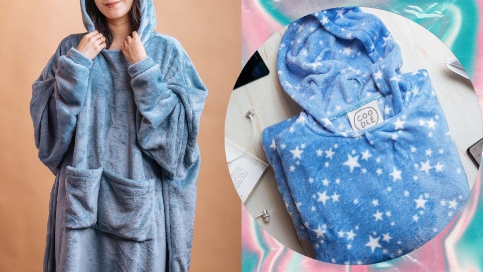 This Cozy Piece Is a Hoodie and Blanket in One
