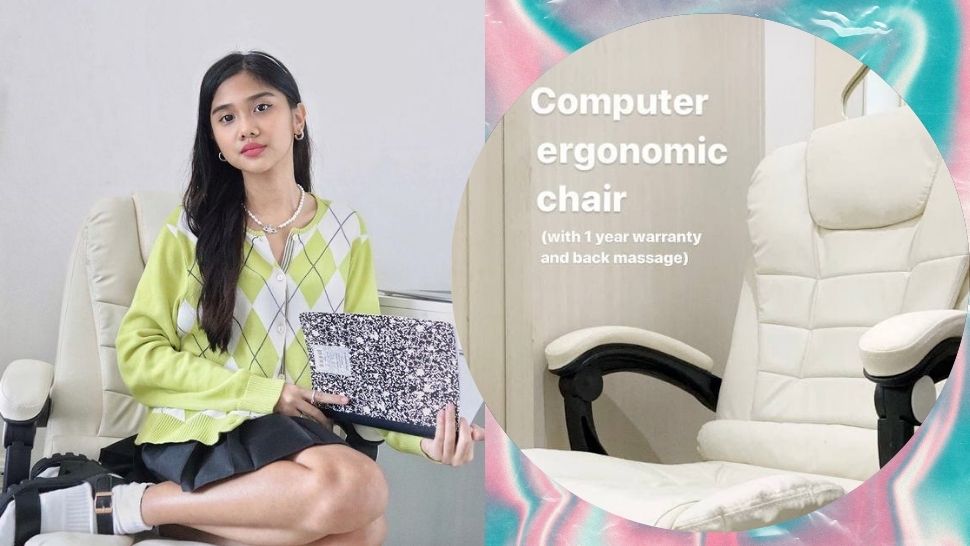 Ashley Garcia's Pretty Ergonomic Chair Helps You Maintain ~Proper~ Posture