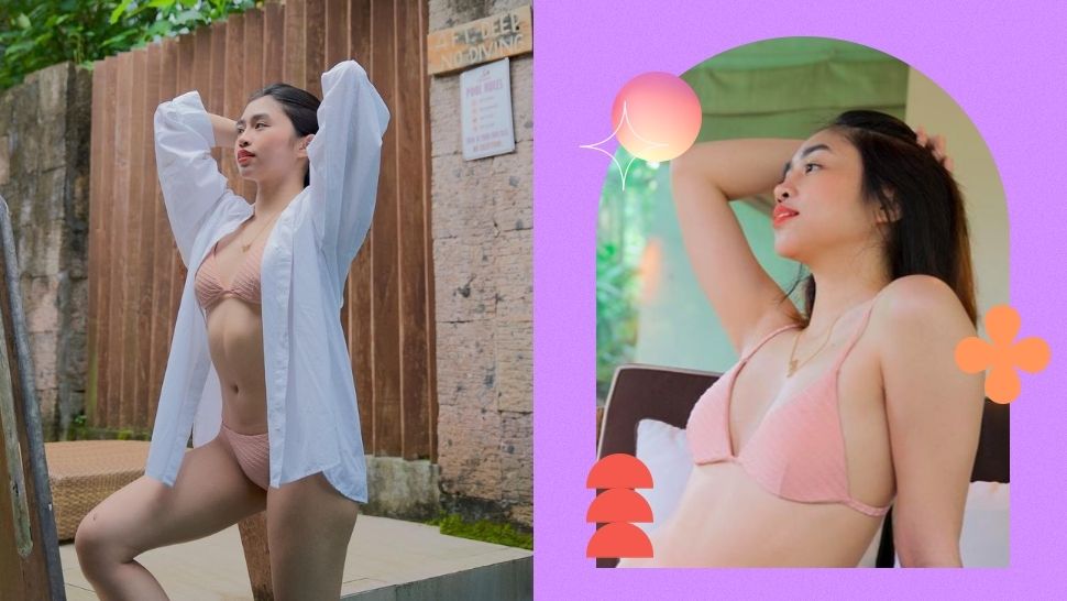 We Found the Same Blush Bikini Gwy Saludes Wore During Her Birthday Getaway