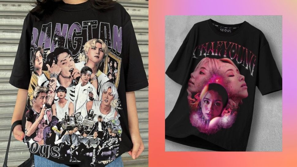 5 IG Shops that Sell Vintage-Inspired 'Bootleg' Graphic Tees with Your Fave K-Pop Idols on Them