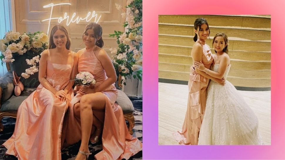 Aww, Liza Soberano and Michelle Vito Were Bridesmaids at Trina Legaspi's Wedding