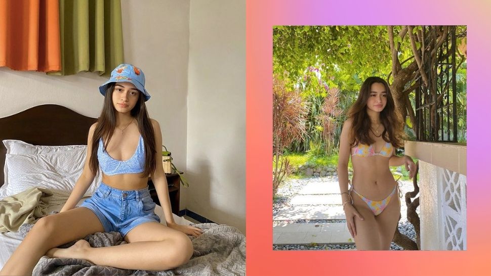 Angelina Cruz Will Inspire You to Wear Floral Bikinis on Your Next Beach Trip