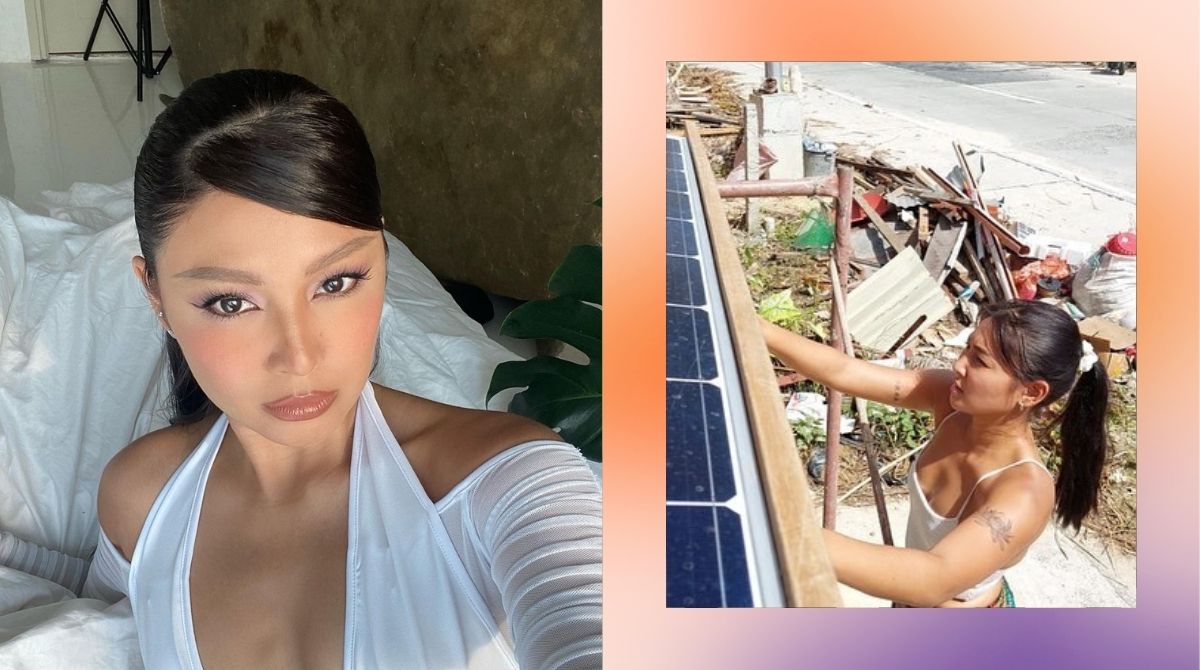 Nadine Lustre Helps in Typhoon Relief Efforts by Installing Solar Panels in Siargao