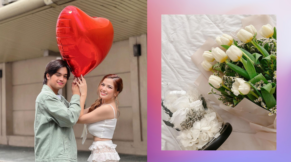 Awww, KD Estrada Surprised Alexa Ilacad With Flowers on Valentine's Day 